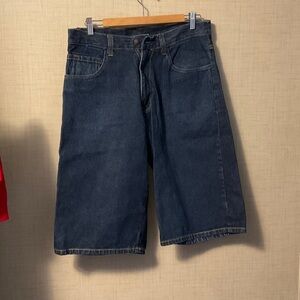 Stylish Blue Denim Jean Shorts for Men